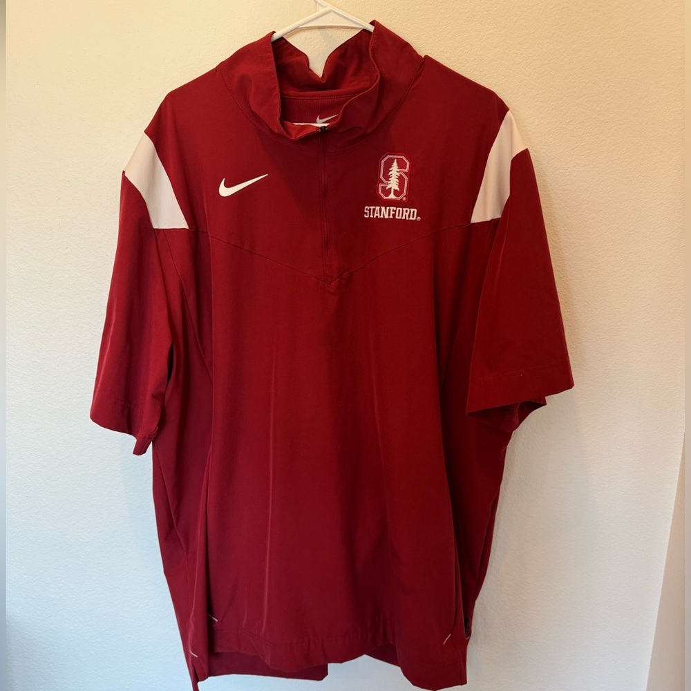 Nike Red Stanford Coaches Jacket